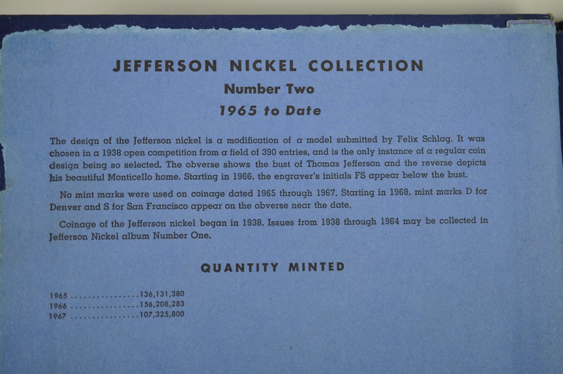 Jefferson & Buffalo Nickels, Canadian Small Cent Books, photo 9 of 37