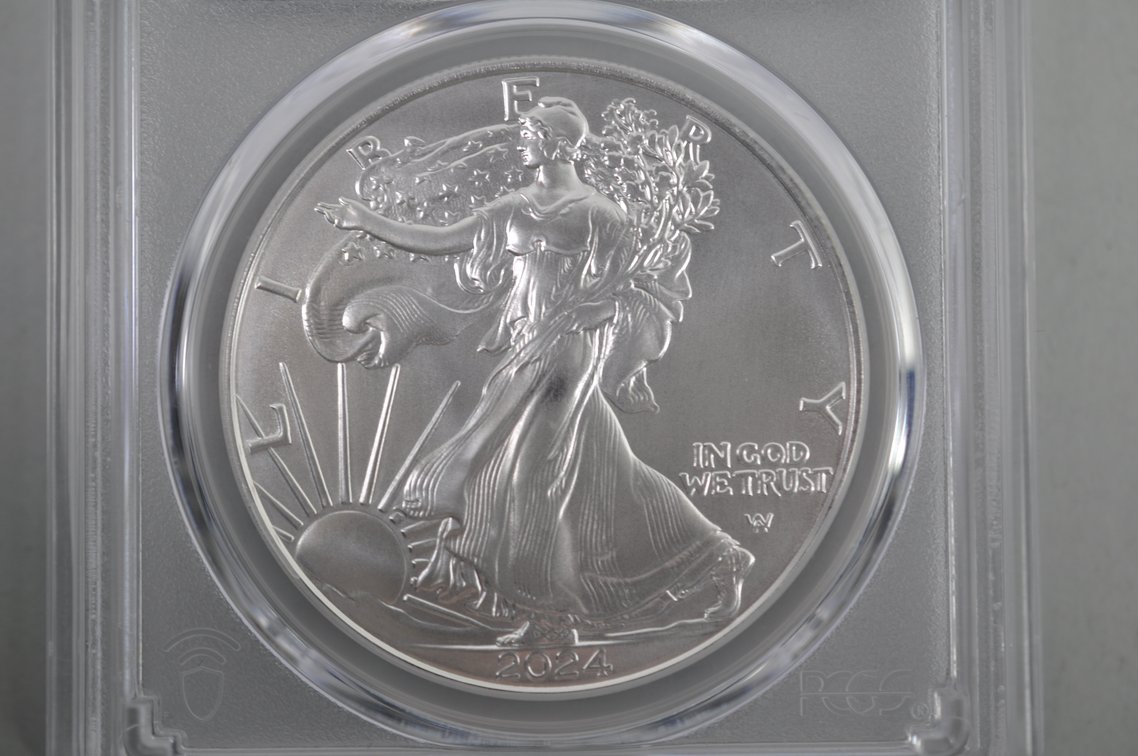 American Silver Eagles Graded MS70, photo 3 of 6