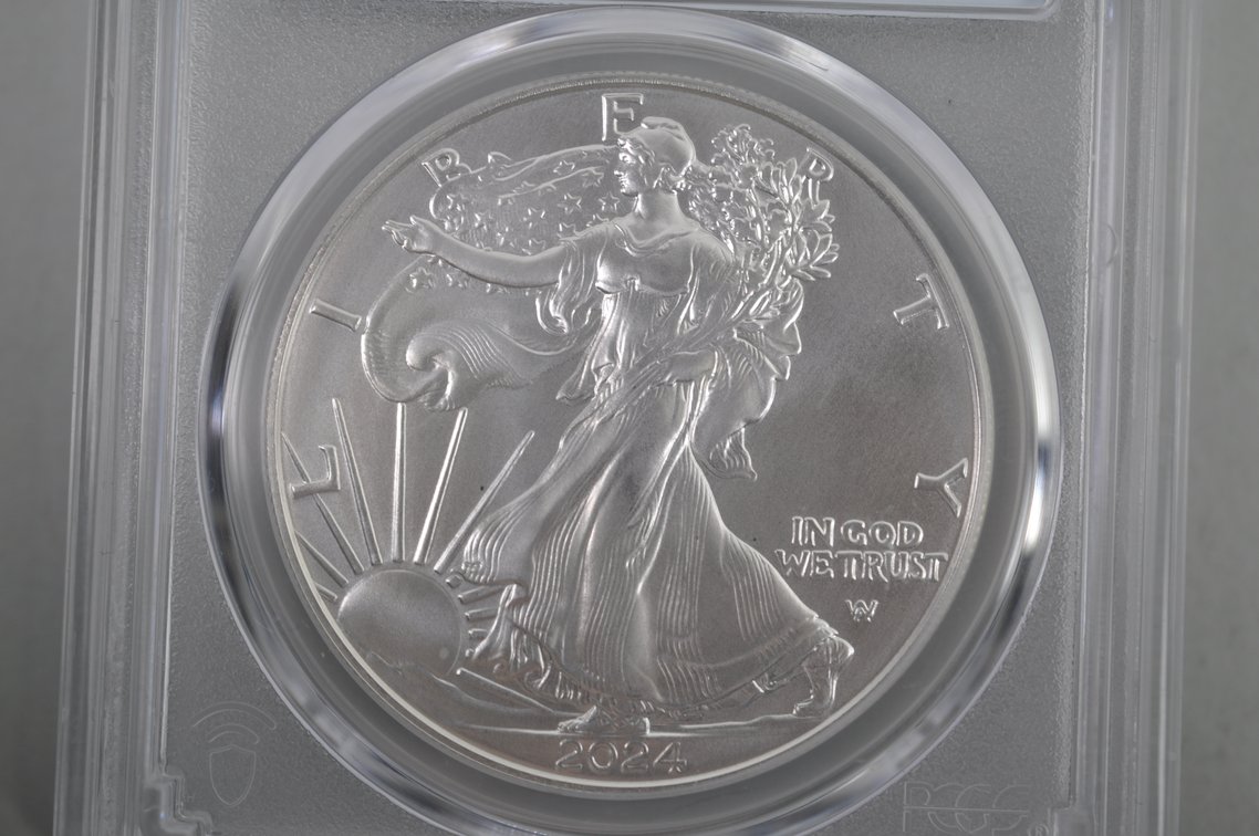 American Silver Eagles Graded MS70, photo 6 of 6
