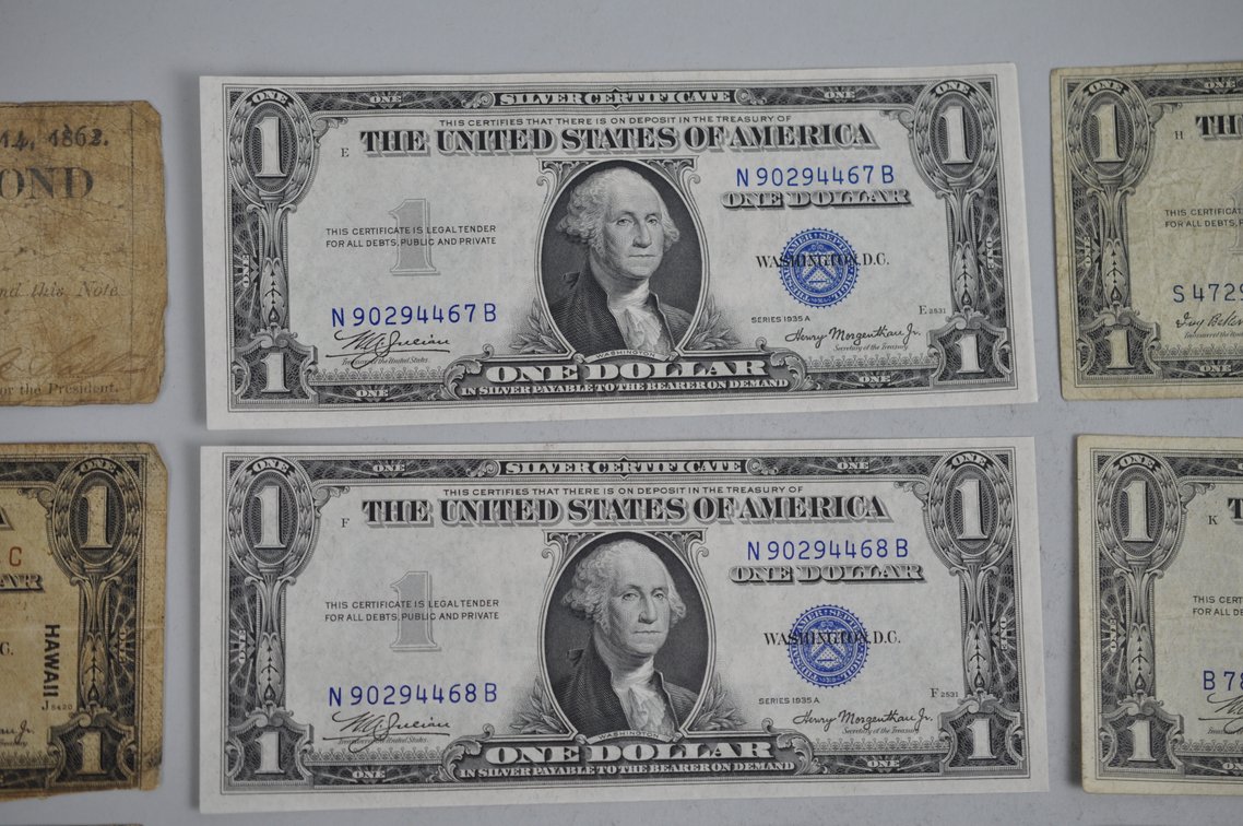 1935 Silver Certificates, Hawaii Notes, 25C Scrip Note Richmond, VA1862, photo 5 of 14