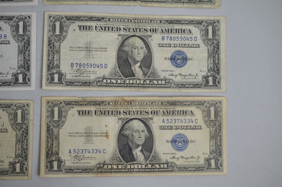 1935 Silver Certificates, Hawaii Notes, 25C Scrip Note Richmond, VA1862, photo 8 of 14