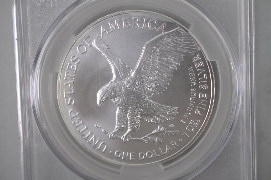 American Silver Eagle Graded, photo 4 of 4