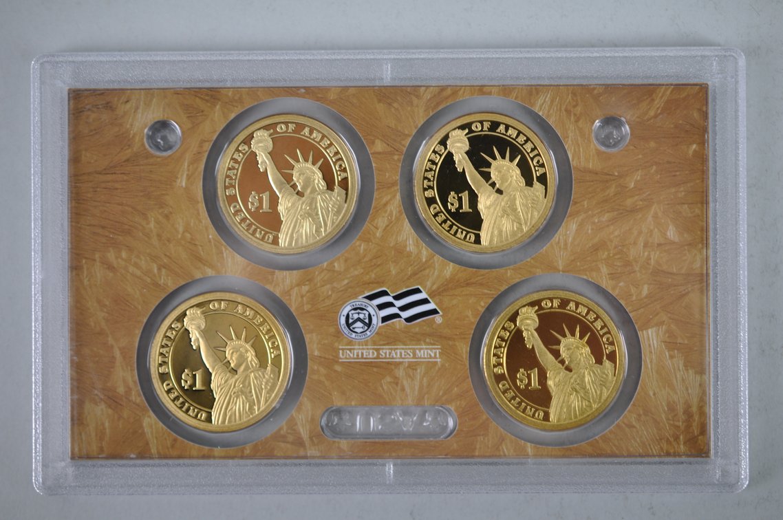 Collection of Modern Gold Colored Dollar Coins Mint Sets and Graded, photo 7 of 16