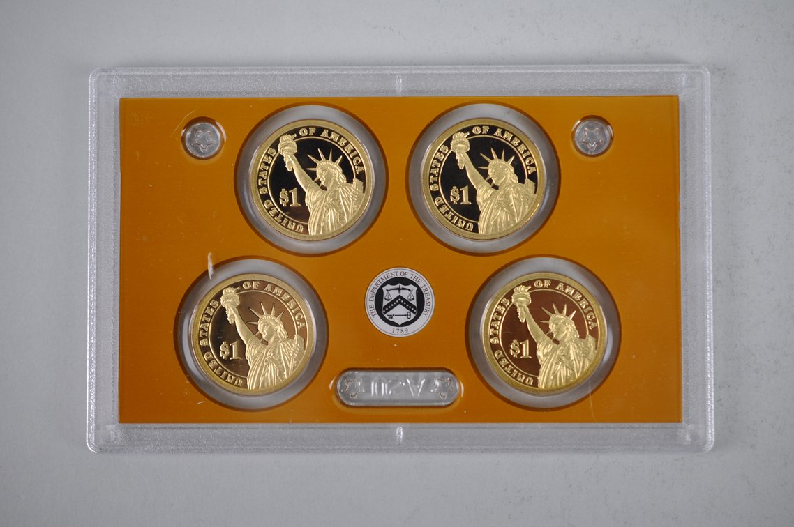 Collection of Modern Gold Colored Dollar Coins Mint Sets and Graded, photo 5 of 16