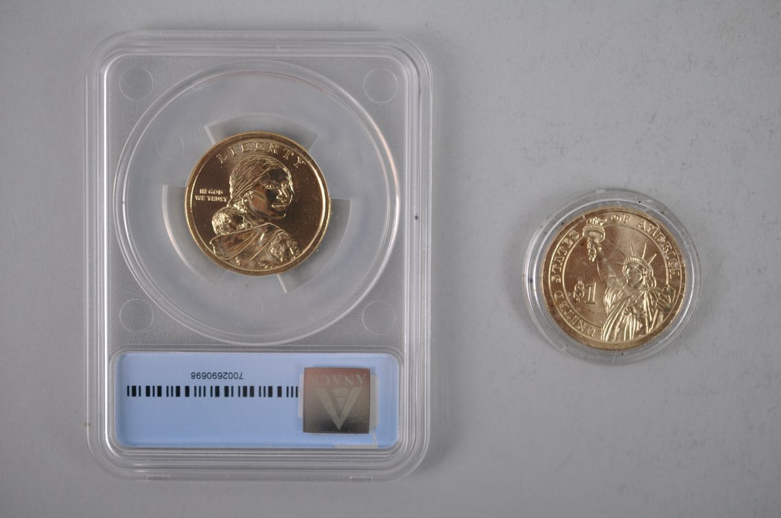 Collection of Modern Gold Colored Dollar Coins Mint Sets and Graded, photo 3 of 16