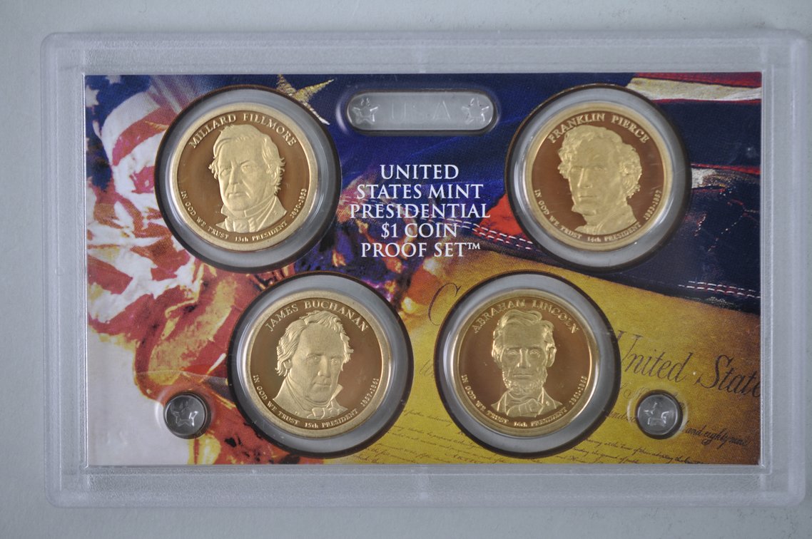 Collection of Modern Gold Colored Dollar Coins Mint Sets and Graded, photo 12 of 16
