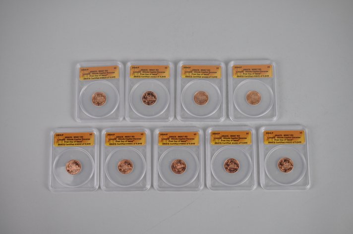 Graded Lincoln Bicentennial Cents