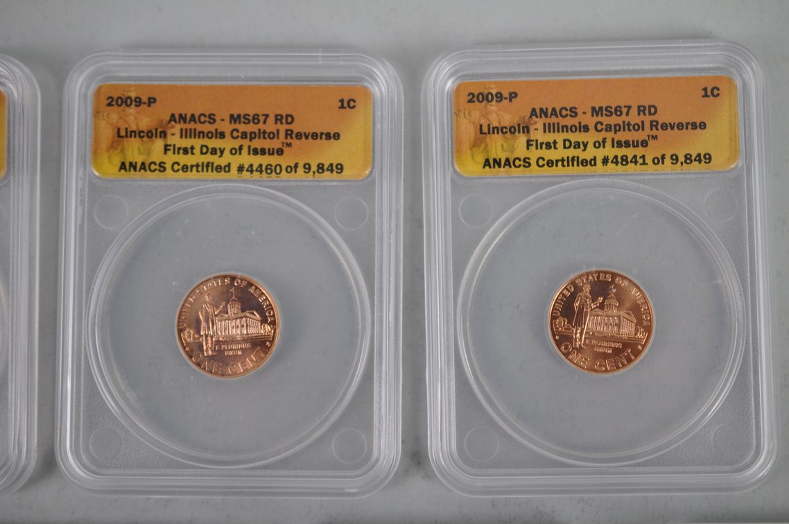 Graded Lincoln Bicentennial Cents, photo 4 of 10