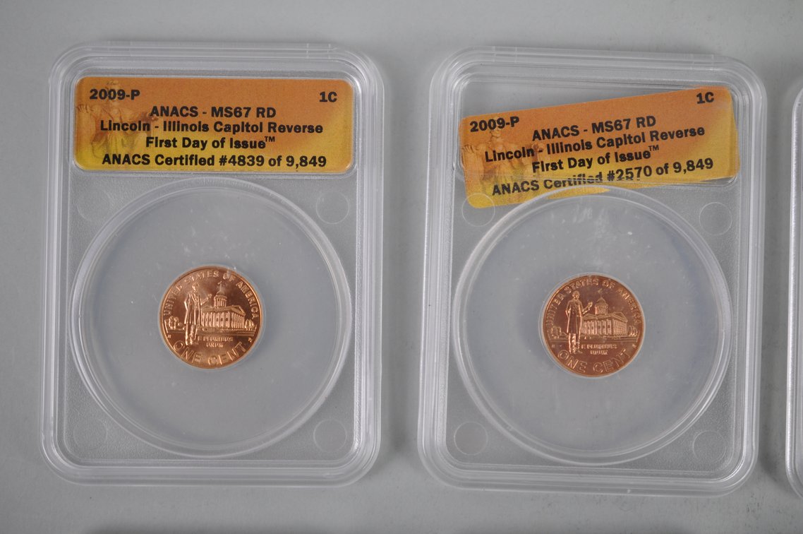 Graded Lincoln Bicentennial Cents, photo 3 of 10