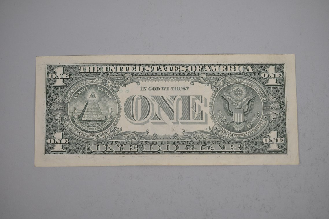 2003 One Dollar Bill Error- Missing Seal & Numbers, photo 2 of 6