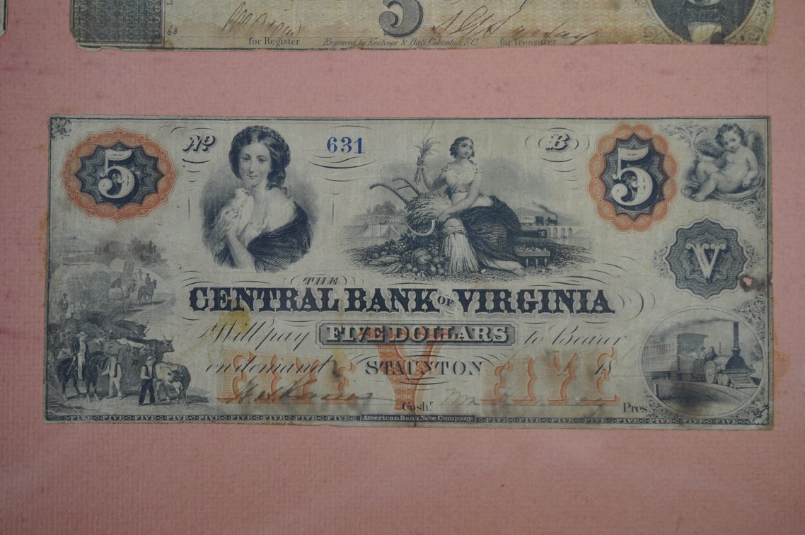 Framed Confederate Currency, photo 9 of 12