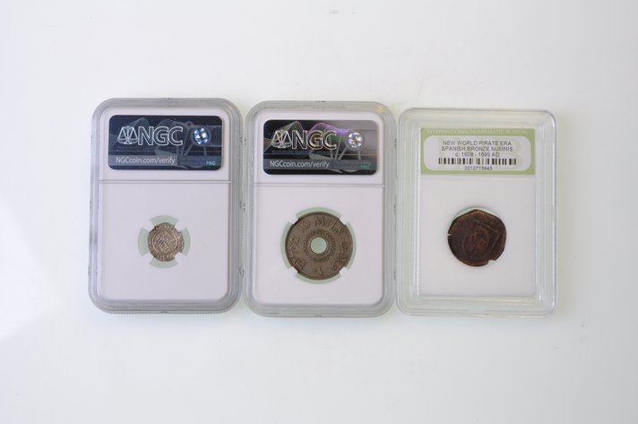 Assorted World Coins Slabbed