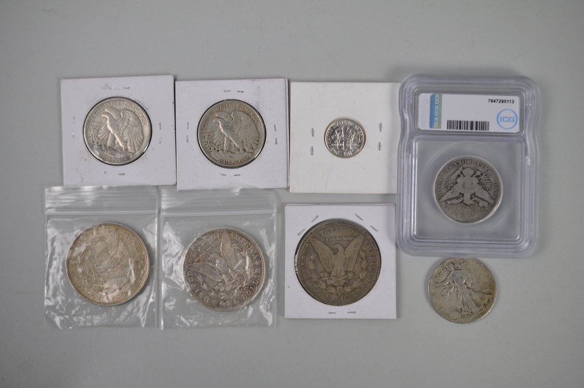 Assorted American Silver Coins, photo 6 of 9