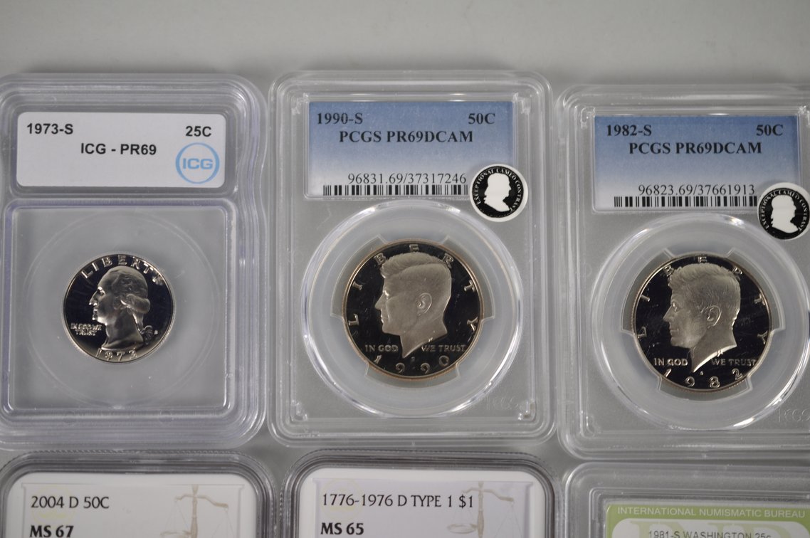 Graded Assorted Modern American Coins, photo 3 of 11