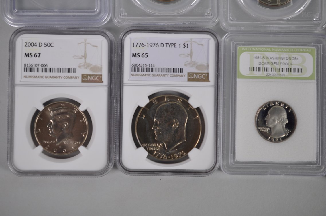Graded Assorted Modern American Coins, photo 4 of 11