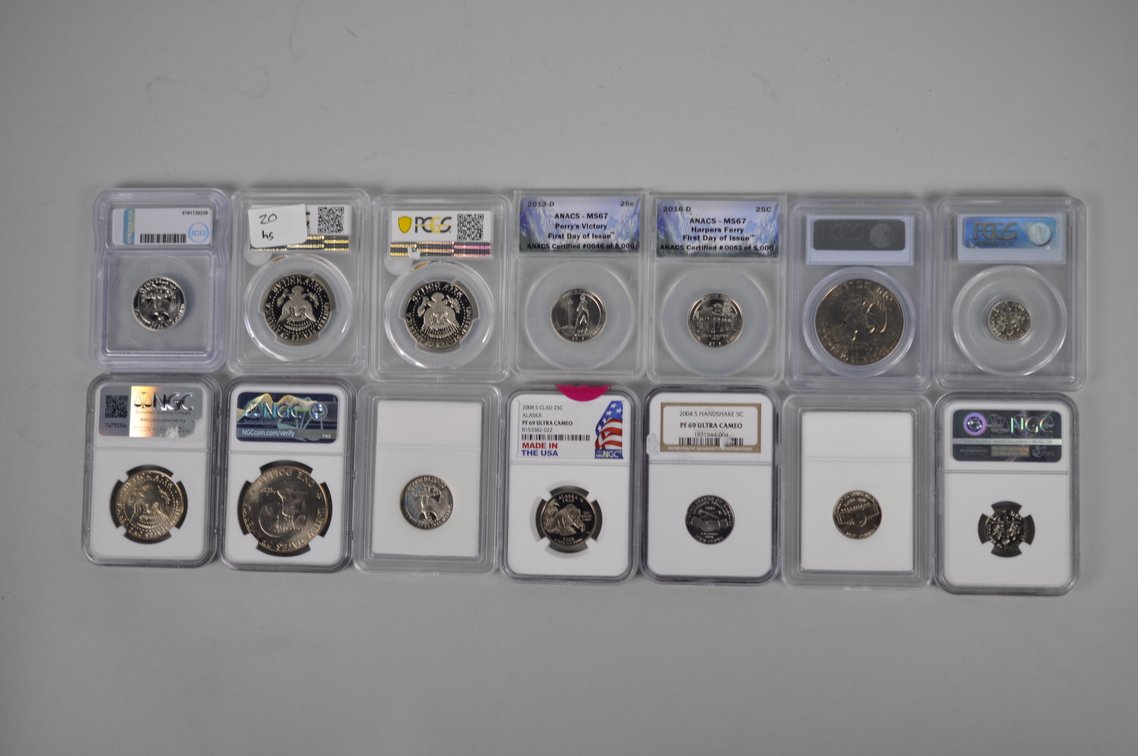 Graded Assorted Modern American Coins, photo 2 of 11