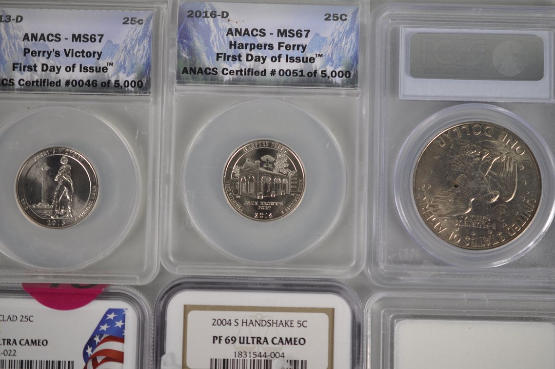 Graded Assorted Modern American Coins, photo 11 of 11