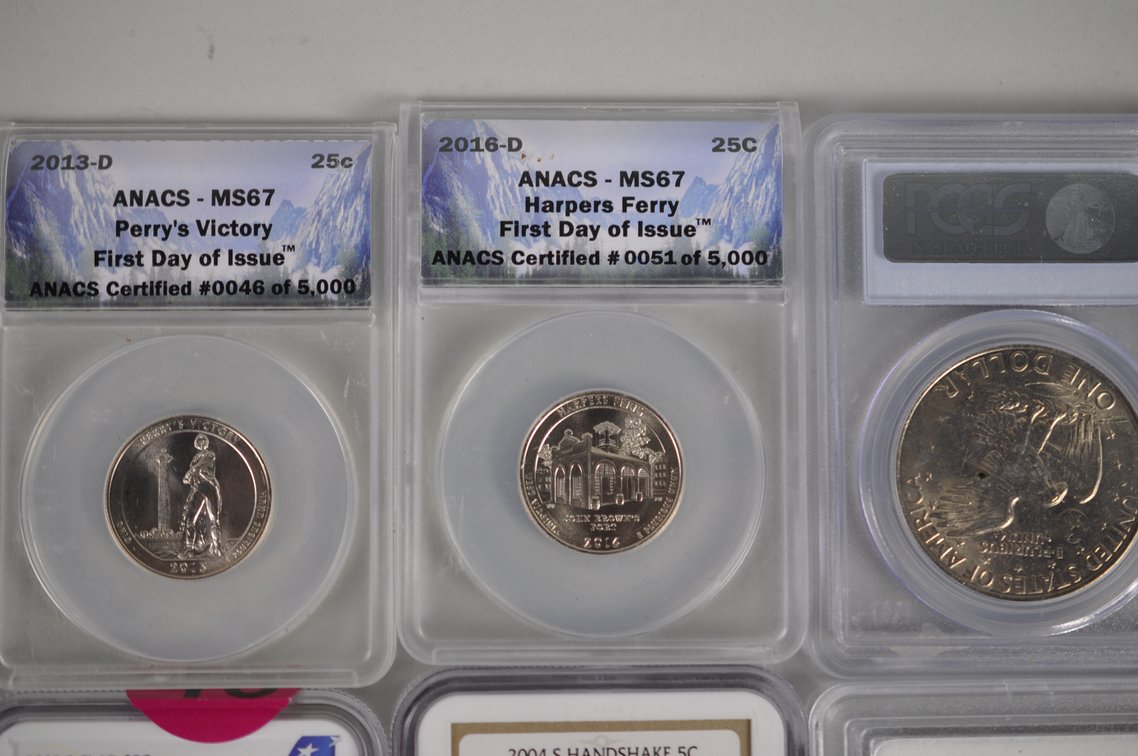 Graded Assorted Modern American Coins, photo 9 of 11