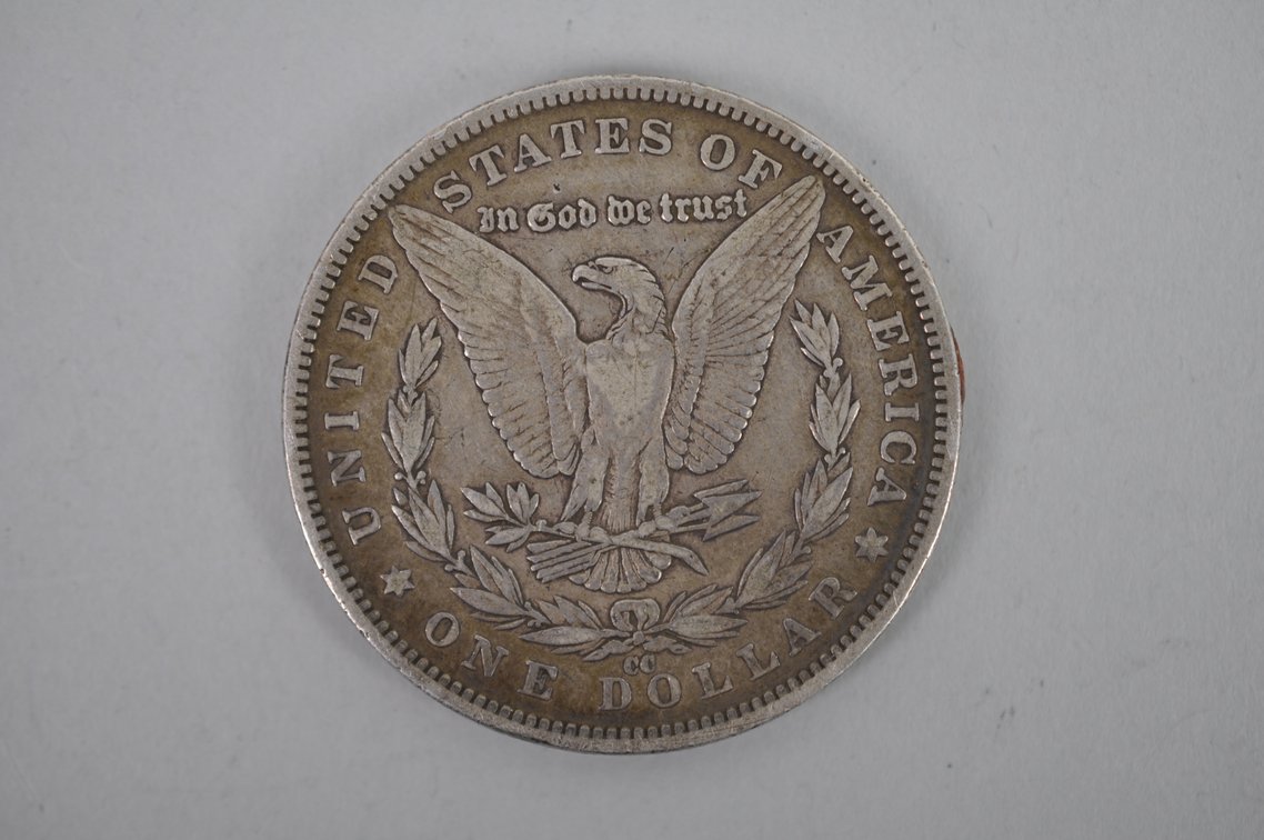 1891 Morgan Silver Dollar Carson City, photo 2 of 2