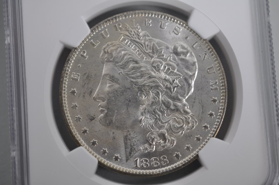 NGC Graded Slabbed Morgan Silver Dollars, photo 3 of 8