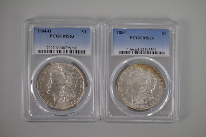 PCGS Graded Morgan Silver Dollars