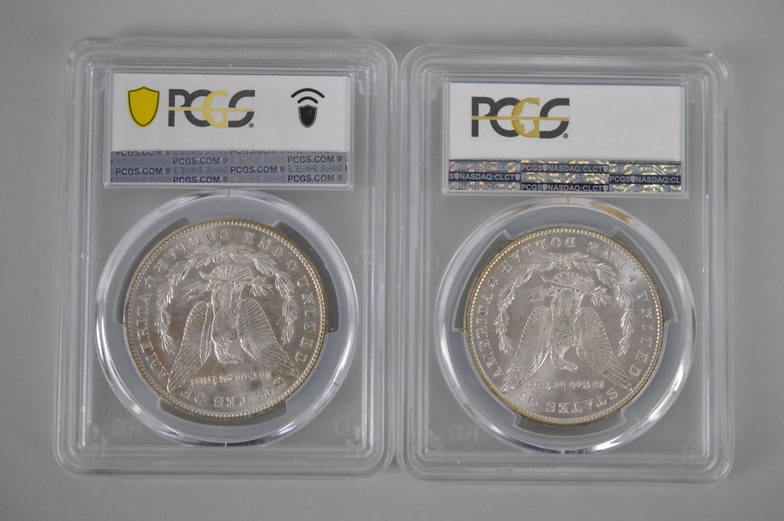 PCGS Graded Morgan Silver Dollars, photo 2 of 6