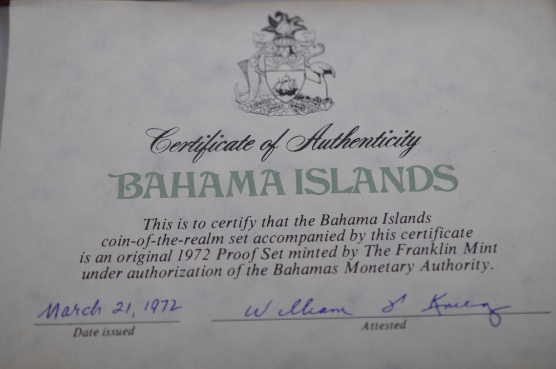 Bahama Islands 1972 Proof Set, photo 7 of 8