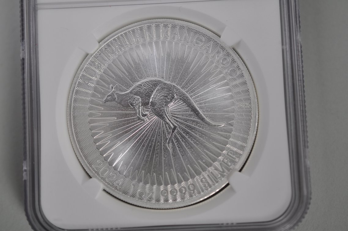 Australia Silver Dollars Graded MS70, photo 4 of 6