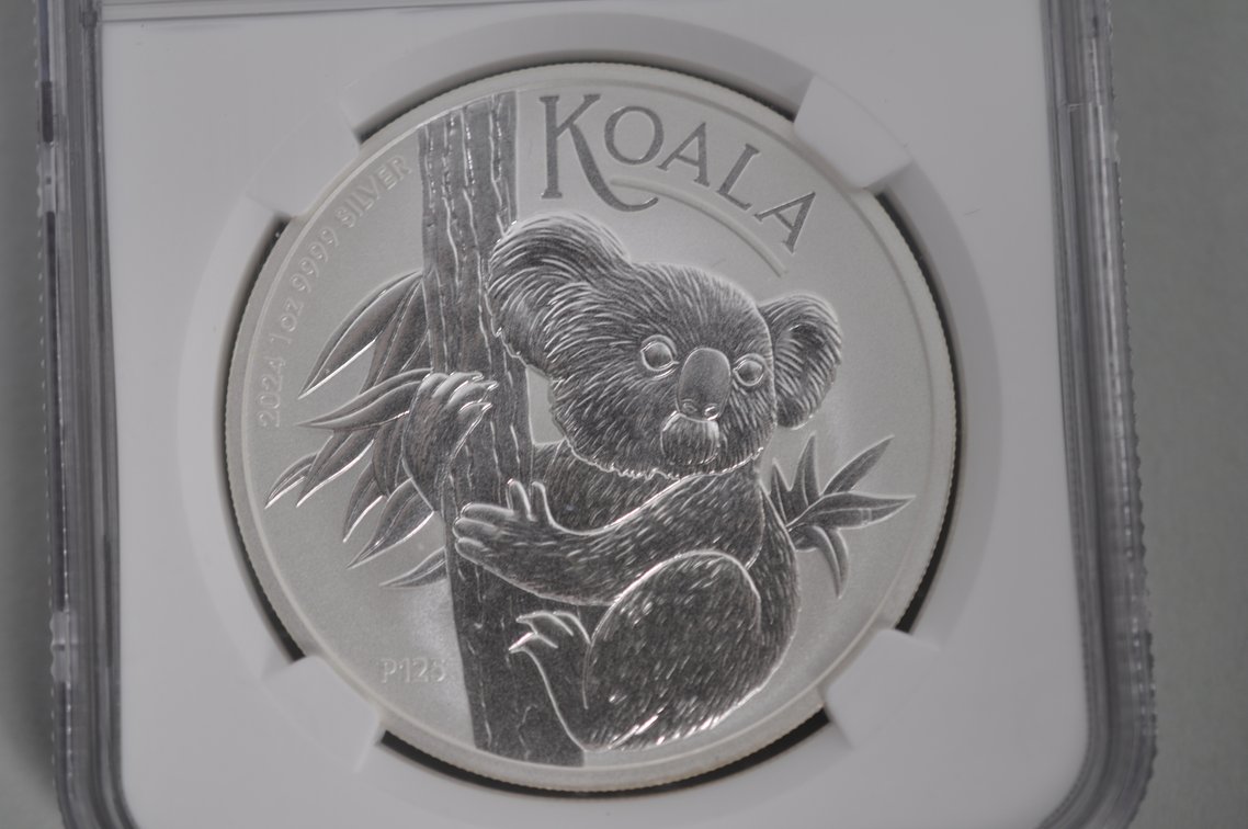 Australia Silver Dollars Graded MS70, photo 5 of 6