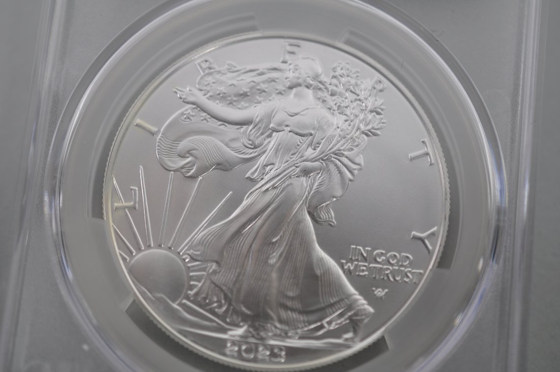 American Silver Eagle Graded, photo 3 of 4
