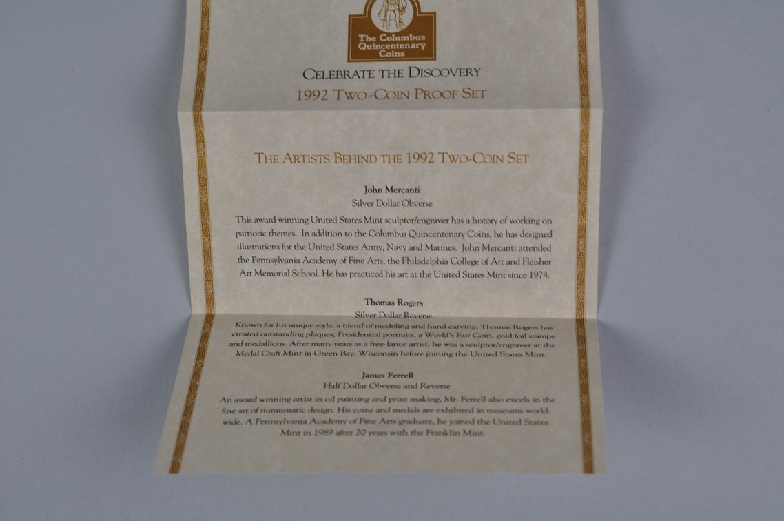 1991-1992 US Modern Commemorative Mint Sets, photo 11 of 20