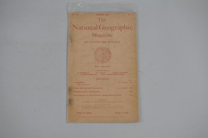 Vol. IX No. 8 – August 1898 National Geographic