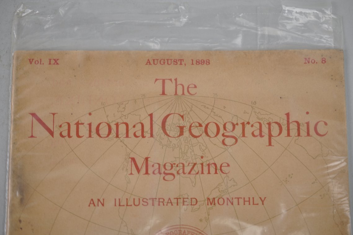 Vol. IX No. 8 – August 1898 National Geographic, photo 3 of 3