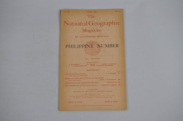 Vol. IX No. 6 – June 1898 National Geographic