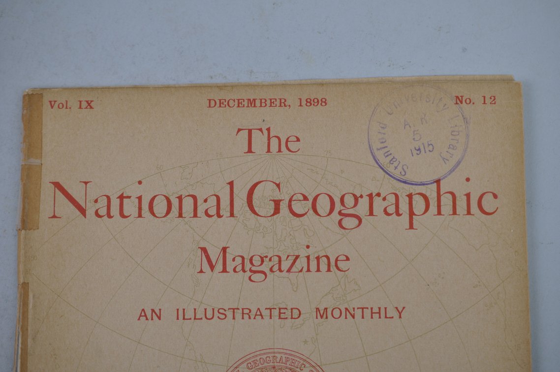 Vol. IX No. 12 – December 1898 National Geographic, photo 3 of 3
