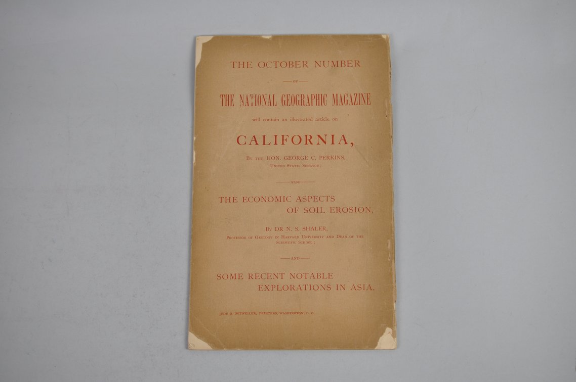Vol. VII No. 9 – September 1896 National Geographic w/ Map, photo 2 of 3