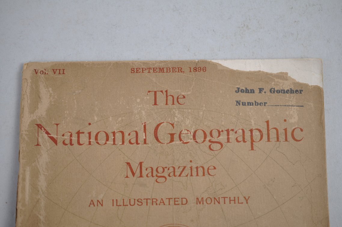 Vol. VII No. 9 – September 1896 National Geographic w/ Map, photo 3 of 3
