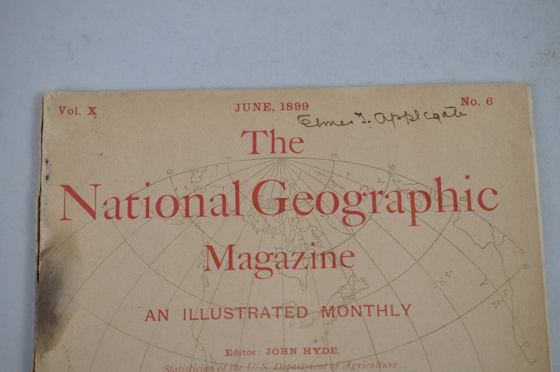 Vol. X No. 6 – June 1899 National Geographic w/ Map (Rare), photo 3 of 3