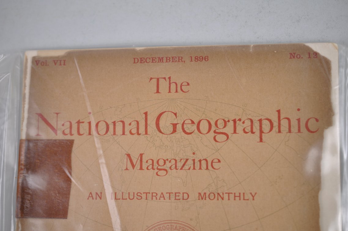 Vol. VII No. 12 – December 1896 National Geographic, photo 3 of 3