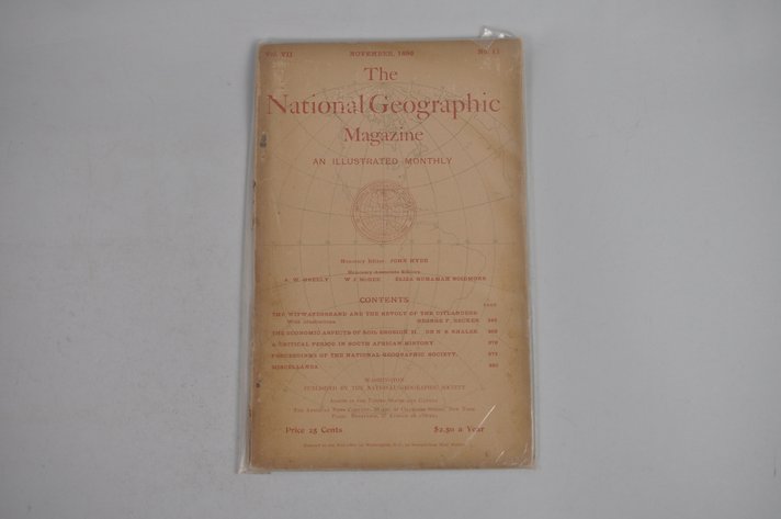Vol. VII No. 11 – November 1896 National Geographic
