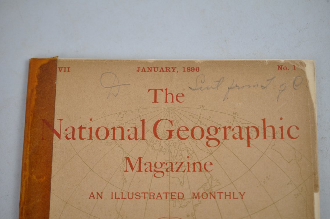Vol. VII No. 1 – January 1896 National Geographic w/ Map, photo 3 of 3