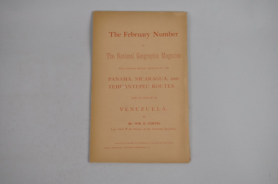 Vol. VII No. 1 – January 1896 National Geographic w/ Map, photo 2 of 3