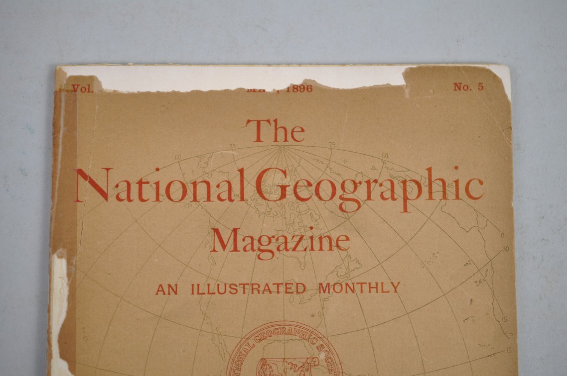 Vol. VII No. 5 – May 1896 National Geographic w/ Map, photo 3 of 3