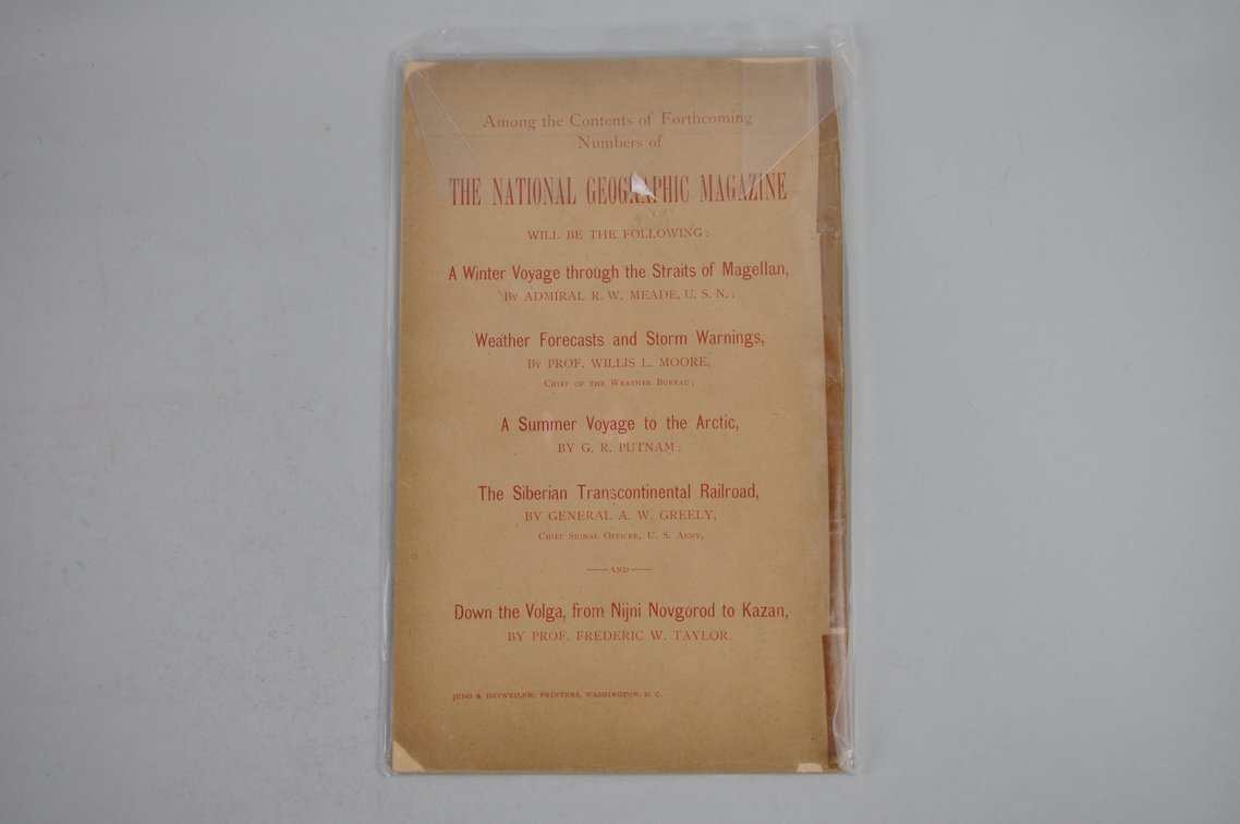 Vol. VIII No. 2 – February 1897 National Geographic, photo 2 of 3