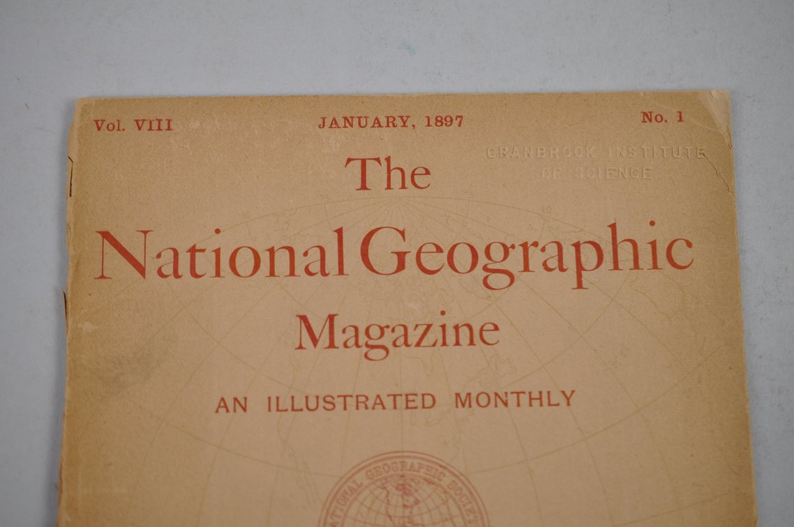 Vol. VIII No. 1 – January 1897 National Geographic, photo 3 of 3