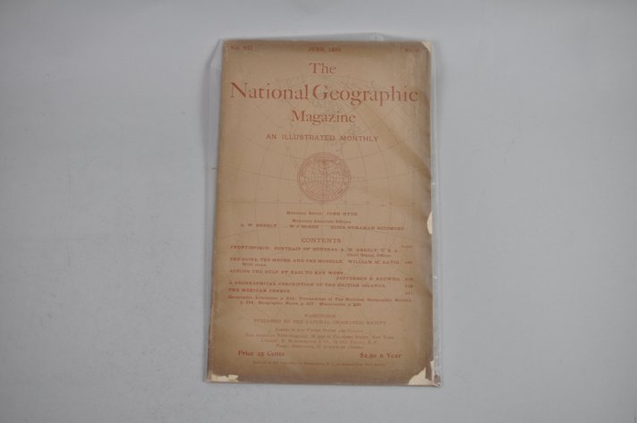 Vol. VII No. 6 – June 1896 National Geographic