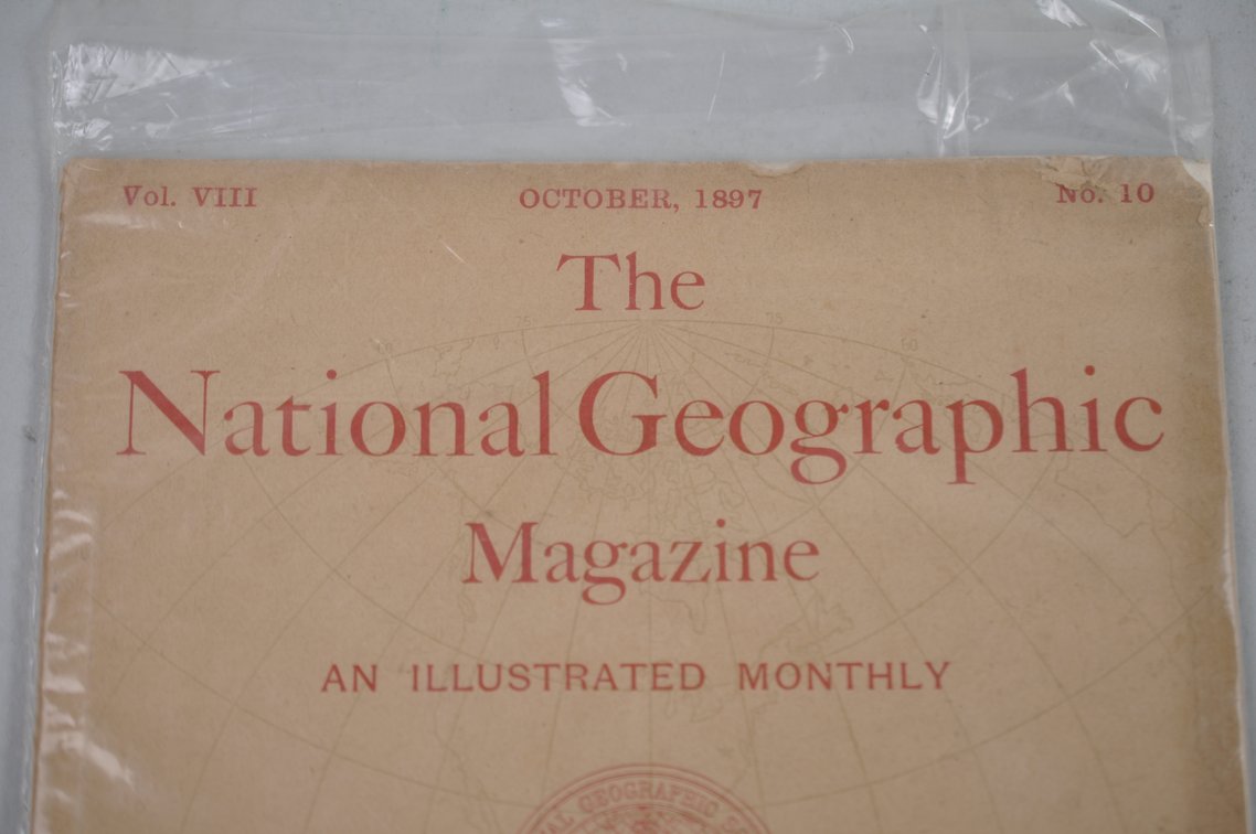 Vol. VIII No. 10 – October 1897 National Geographic, photo 3 of 3