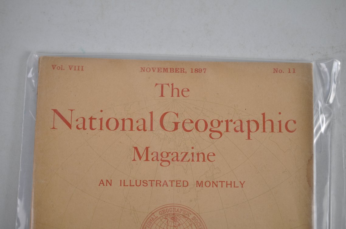 Vol. VIII No. 11 – November 1897 National Geographic, photo 3 of 3