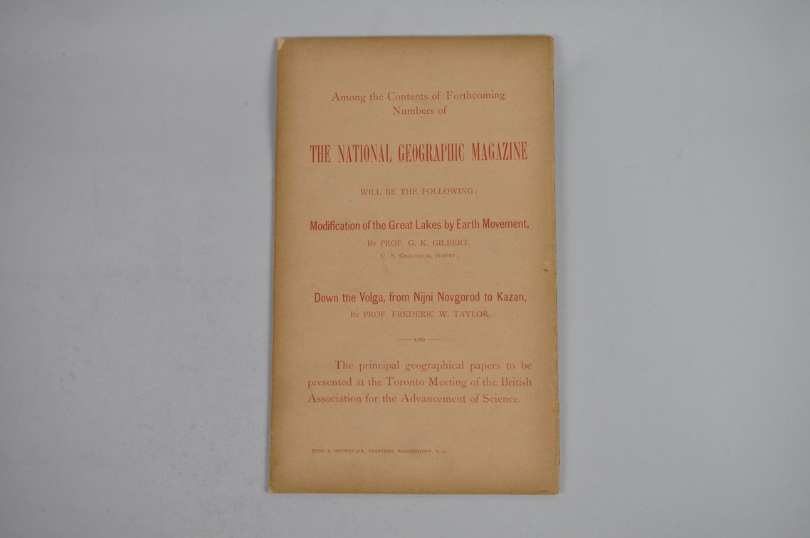 Vol. VIII No. 7-8 – July-August 1897 National Geographic w/ Map, photo 2 of 3
