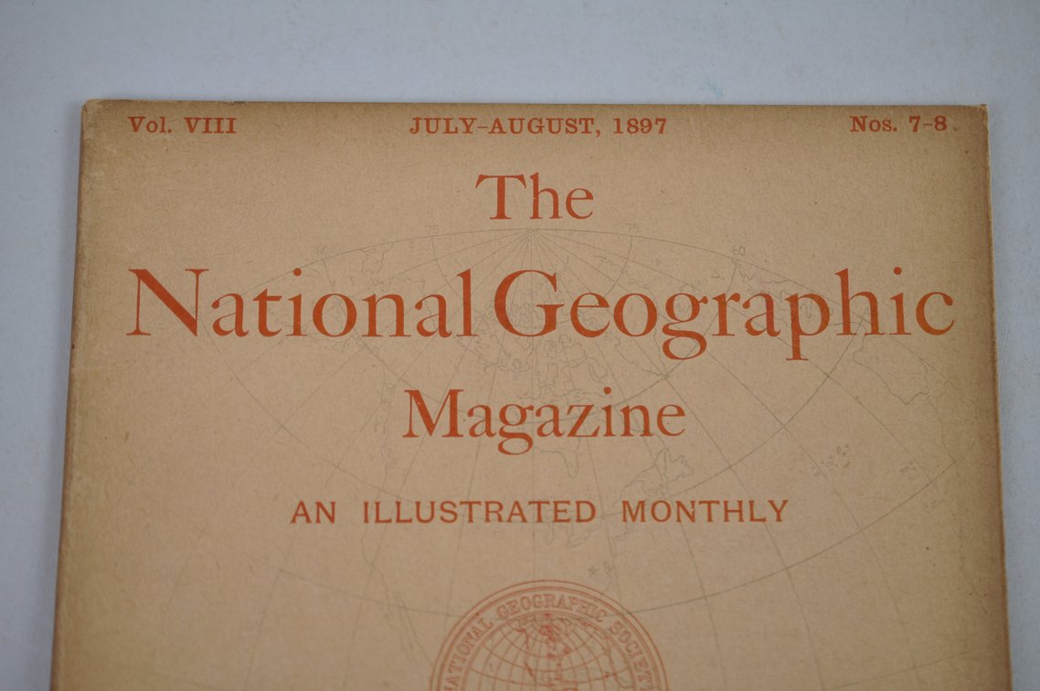 Vol. VIII No. 7-8 – July-August 1897 National Geographic w/ Map, photo 3 of 3